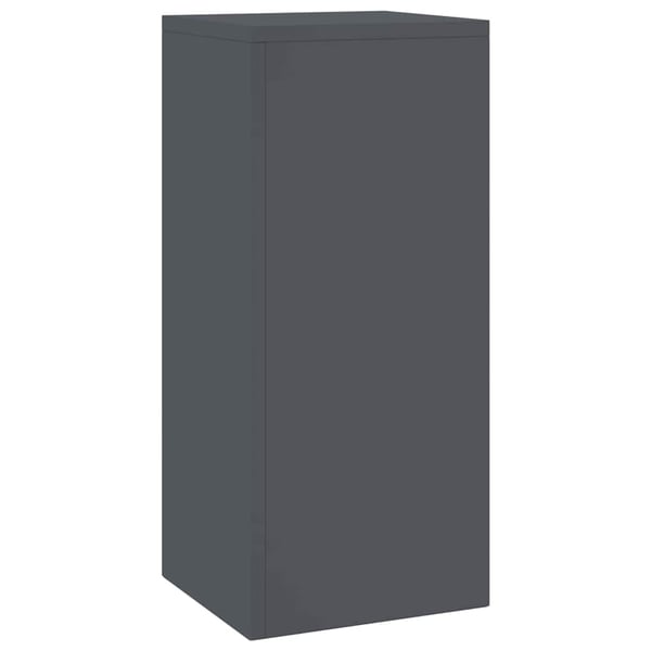 vidaXL Planteholder 2 pcs Antrasitt 24 x 24 x 55 cm Stål