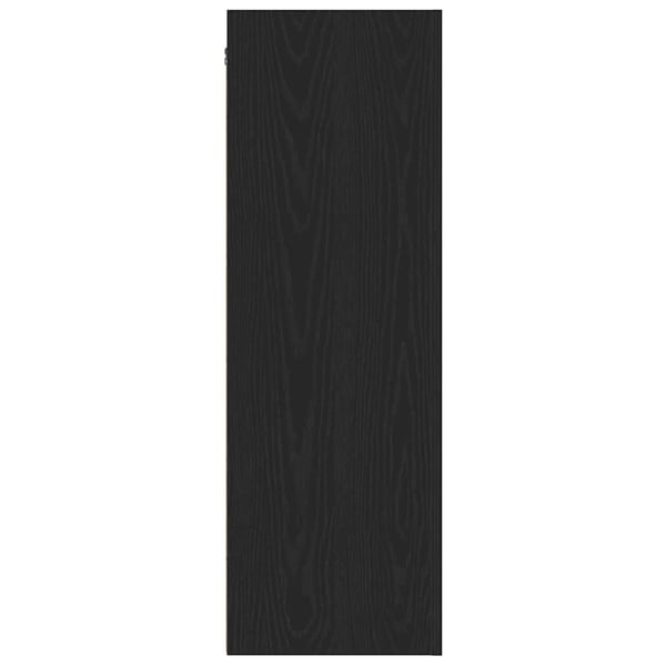 vidaXL Vegghylle for TV 2 pcs Svart Eik 30,5 x 28,5 x 90 cm