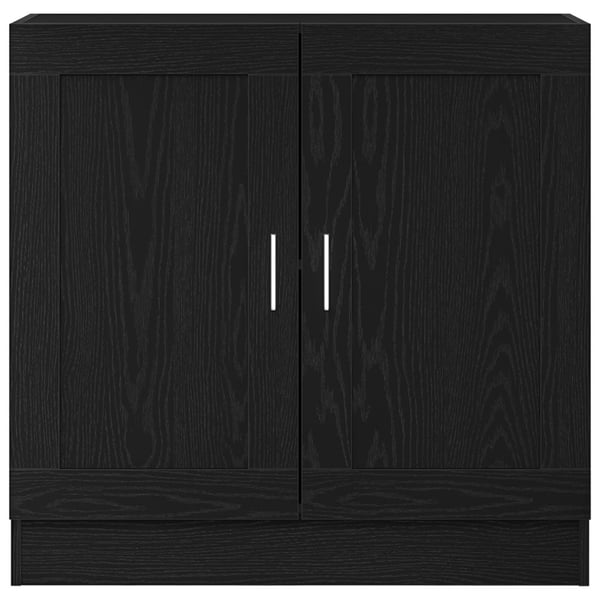 vidaXL Bokskap Svart Eik 82,5 x 30,5 x 80 cm Konstruert tre