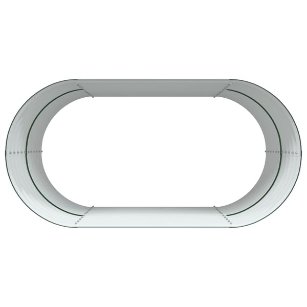 vidaXL Hevet bed grønn 160 x 80 x 81 cm Stål