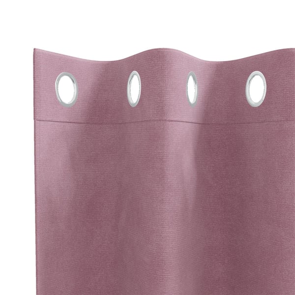 vidaXL Blendingsgardiner 2 pcs Mørk rosa 140 x 225 cm Fløyel
