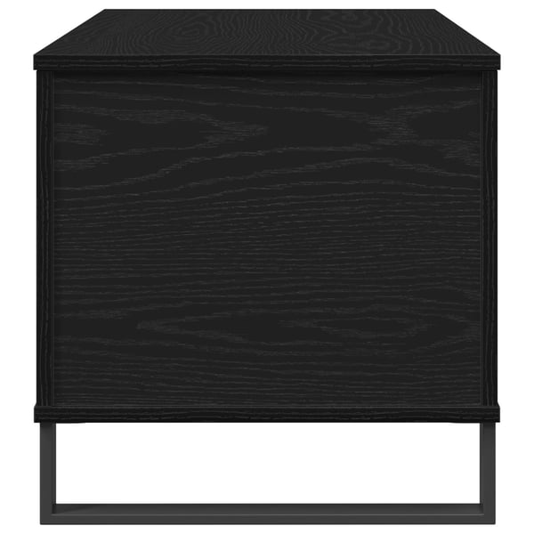 vidaXL Sofabord Sort eg 90 x 44,5 x 45 cm Konstrueret træ