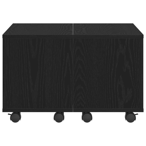 vidaXL Kaffebord Svart Eik 60 x 60 x 38 cm Konstruert tre