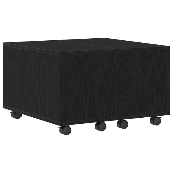 vidaXL Kaffebord Svart Eik 60 x 60 x 38 cm Konstruert tre