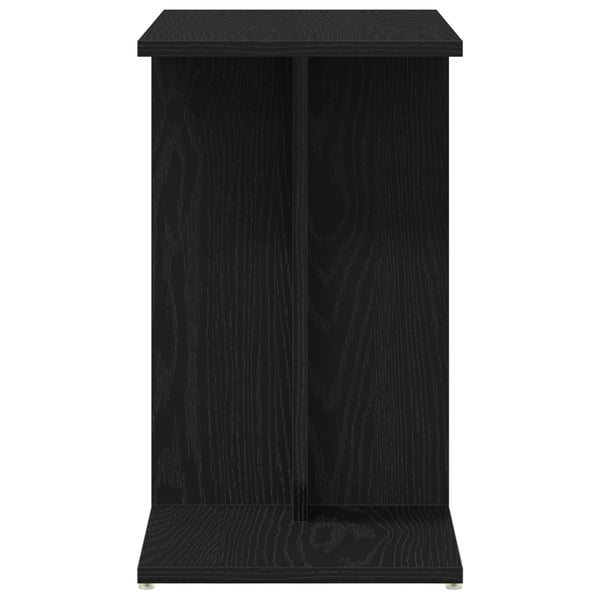 vidaXL Sidetabell Svart Eik 50 x 30 x 50 cm Konstruert tre