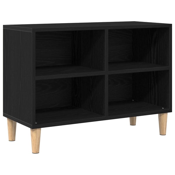 vidaXL TV-skap Svart Eik 69,5 x 30 x 50 cm Konstruert tre