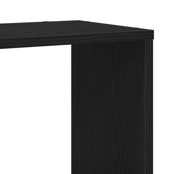 vidaXL TV-møbelsæt Vægmonteret Sort eg 80 x 24 x 32 cm Konstrueret træ