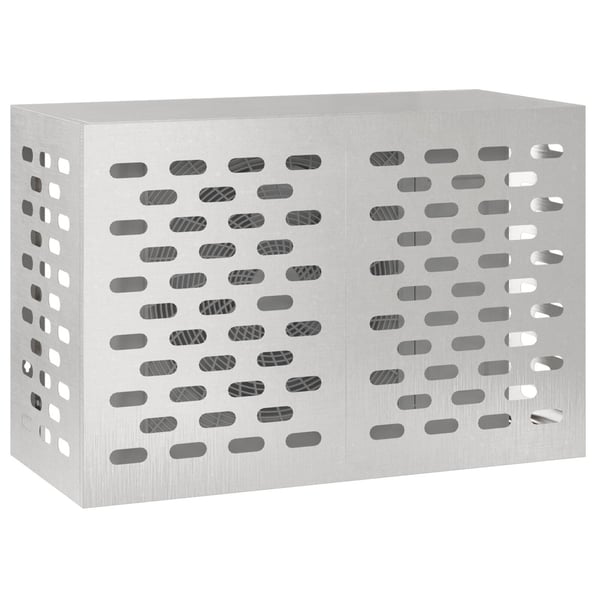 vidaXL :n ilmastointilaitteen suojus 90x40x60 cm ruostumattomasta teräksestä