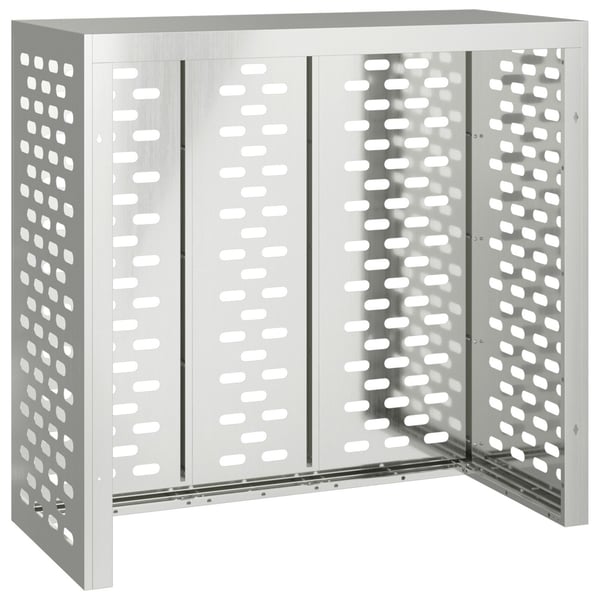 vidaXL Galvaniseret Stål 110 x 50 x 105 cm Åndbart Design