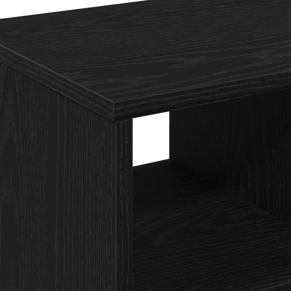 vidaXL Sidebord med hylle Svart eik 50 x 30 x 55 cm Konstruert tre