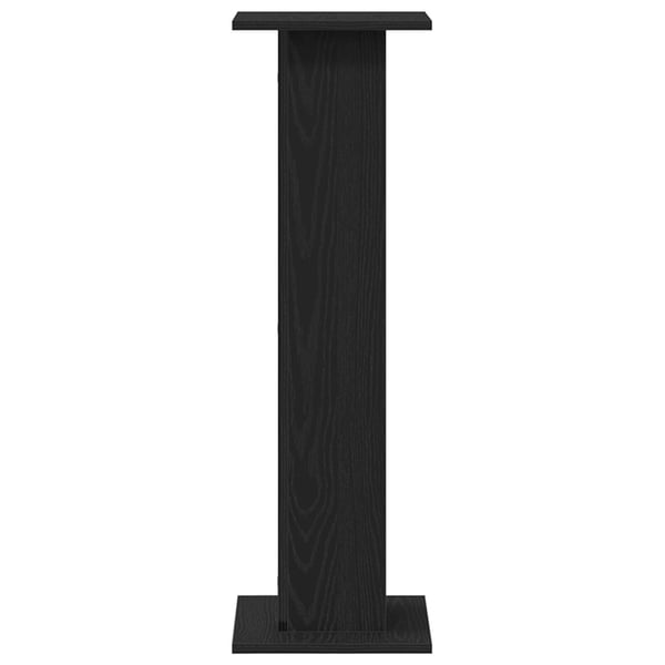 vidaXL Planteholder 2 pcs Svart Eik 30 x 30 x 95 cm Konstruert tre