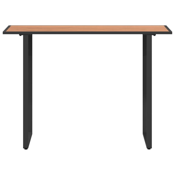 vidaXL Puutarhapöytä Ruskea 100 x 55 x 70 cm Puu