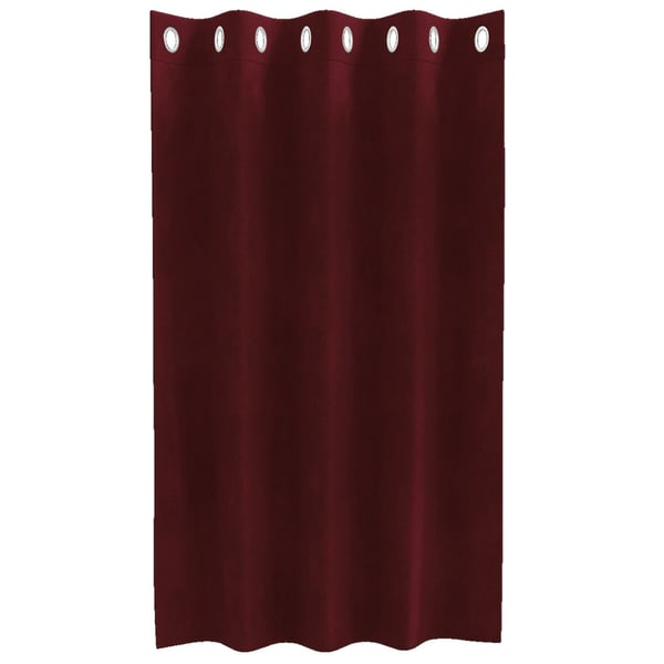 vidaXL Blendingsgardiner 2 pcs Vinrød 140 x 140 cm Fløyel