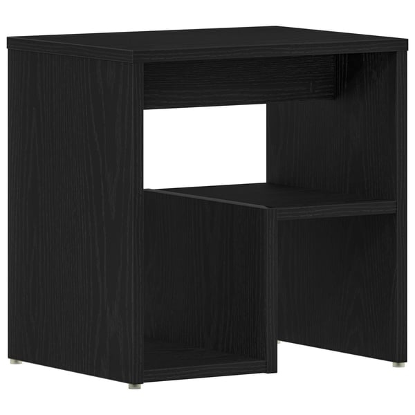 vidaXL Nattbordskap Svart Eik 40 x 30 x 40 cm Konstruert tre