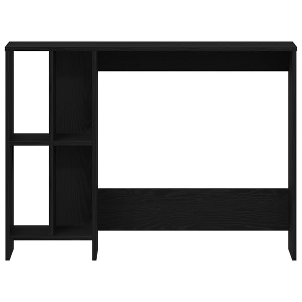 vidaXL Skrivebord Svart Eik 102,5 x 35 x 75 cm Konstruert tre