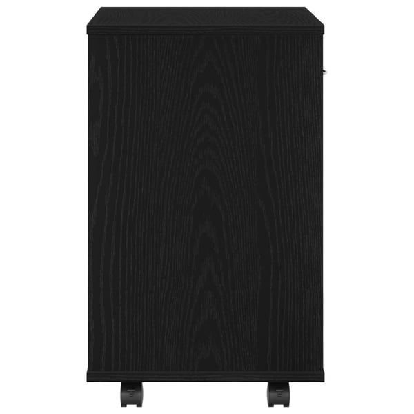 vidaXL Oppbevaringsskap Svart Eik 46 x 36 x 59 cm Konstruert tre