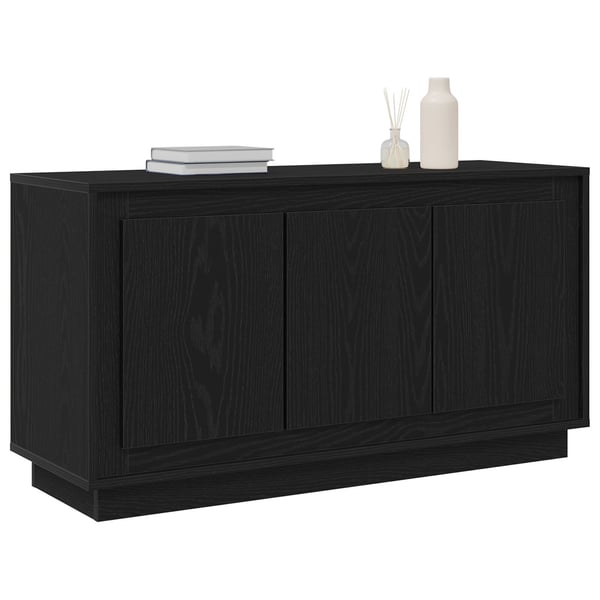 vidaXL Sivupöytä Musta tammi. 102 x 35 x 55 cm Tekninen puu