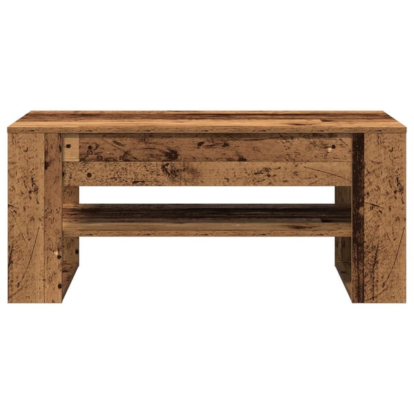 vidaXL Kaffebord Gamle tre 102 x 55 x 45 cm Konstruert tre
