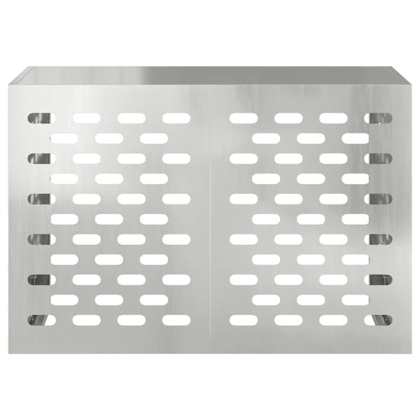 vidaXL Ilmastointilaitteen suoja Hopea 90 x 40 x 60 cm