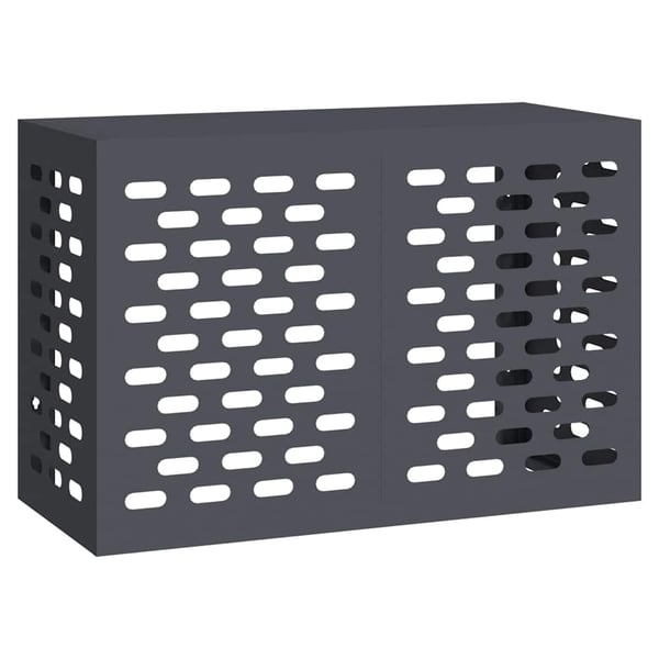 vidaXL Deksel til klimaanlegg Antrasitt 90 x 40 x 60 cm Stål