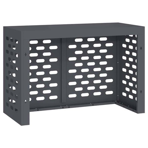 vidaXL Deksel til klimaanlegg Antrasitt 90 x 40 x 60 cm Stål