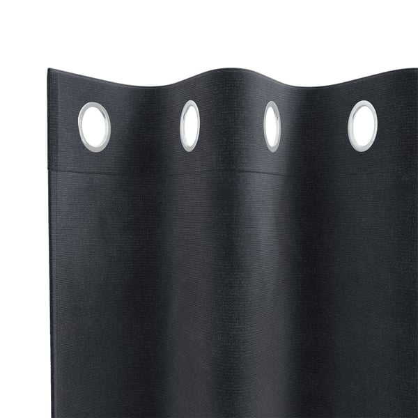 vidaXL Blendingsgardiner 2 pcs Mørkegrå 140 x 260 cm Fløyel