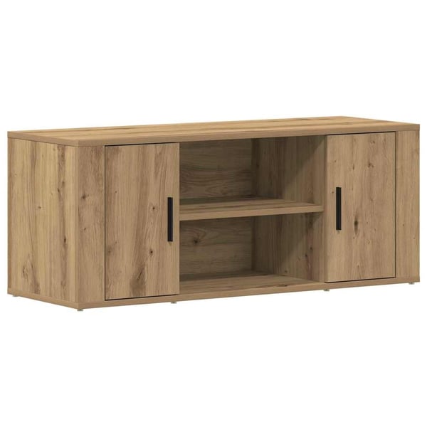 vidaXL TV-kaappi artesaani tammi 100 x 35 x 40 cm Tekninen puu
