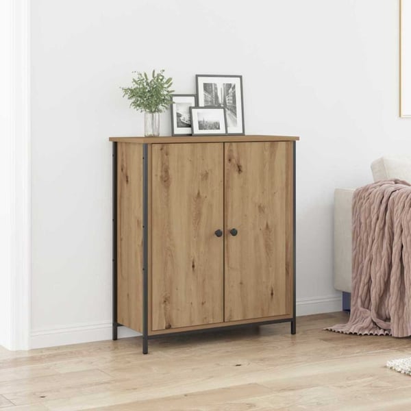 vidaXL Serviesskap artisan eik 70 x 30 x 80 cm Konstruert tre