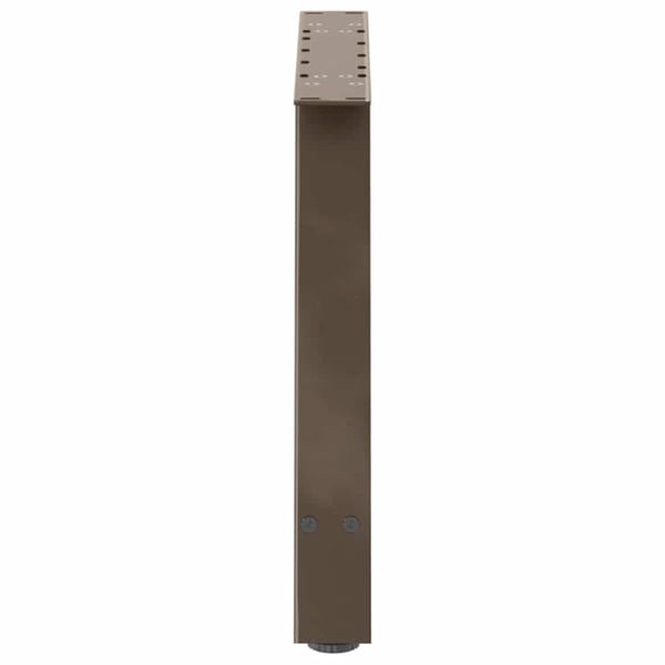 vidaXL sofabordsben A-formet 2 stk. 70 x (42-43) cm stål