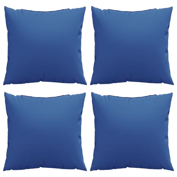 vidaXL sofapuder 4 stk. 60x60 cm stof kongeblå