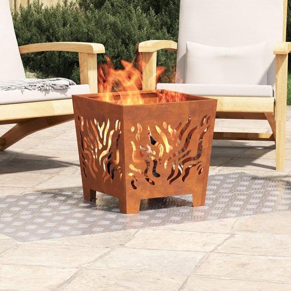 vidaXL Trinn Rektangulær 4 pcs sølv 70 x 40 cm Aluminium