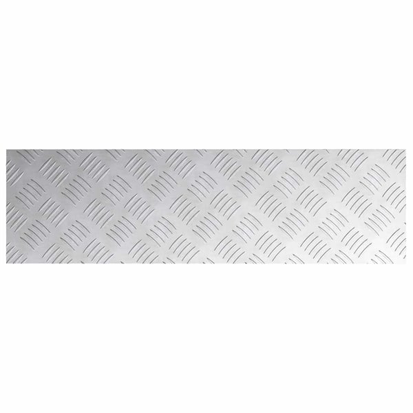 vidaXL Trappsteg Rektangulär 2 pcs Silver 70 x 20 cm Aluminium