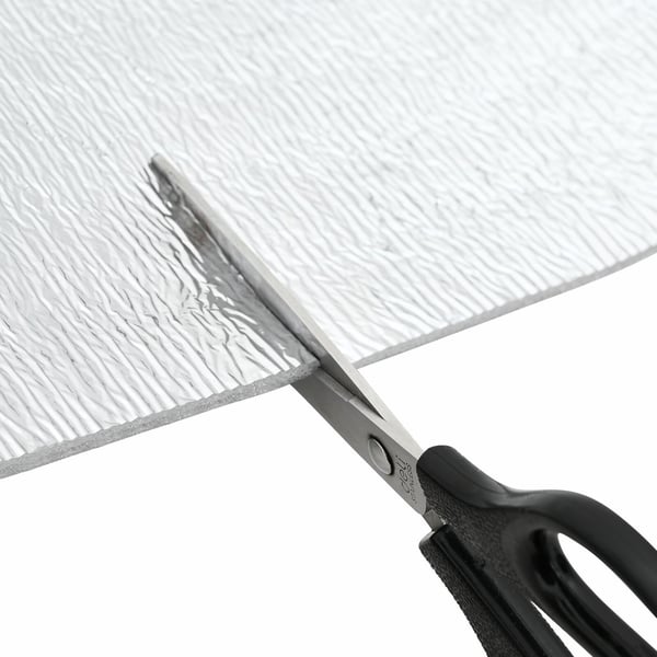 vidaXL Varmereflektor for radiator sølv 5 x 0,5 m Polyethylen