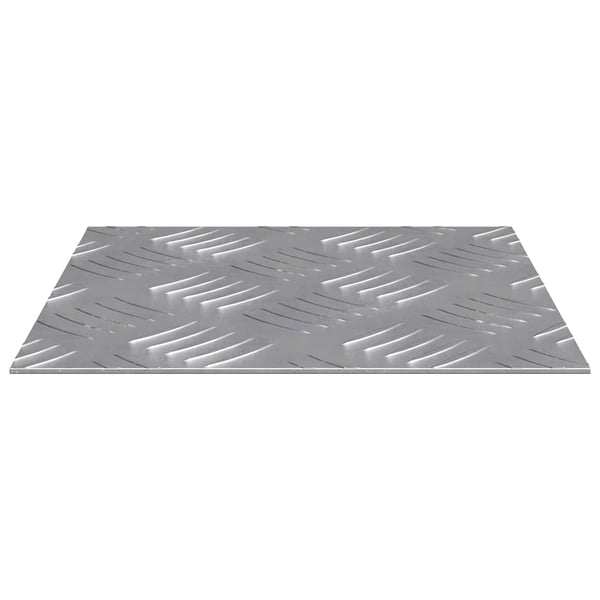 vidaXL Trinn Torget 4 pcs sølv 20 x 20 cm Aluminium