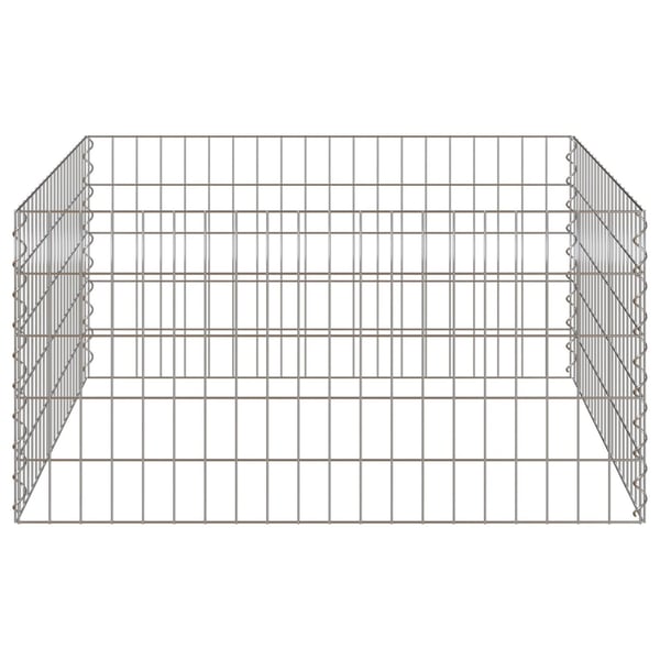vidaXL Firkantet Komposter 100 x 100 x 50 cm Jern
