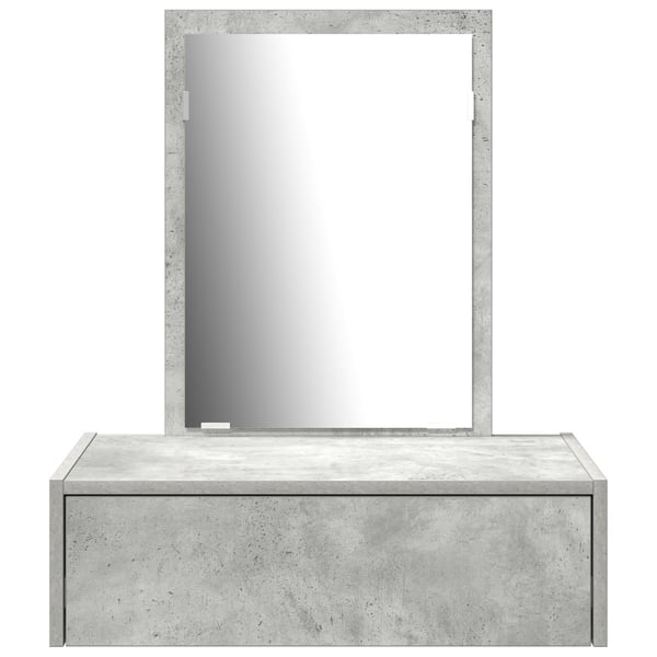vidaXL Sminkebord med skuff Grå 60 x 40 x 70 cm Konstruert tre