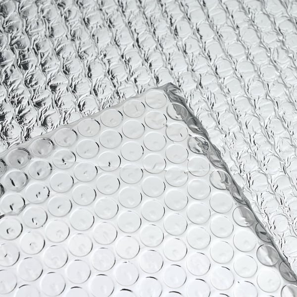 vidaXL Varmereflektor for radiator sølv 5 x 0,6 m Polyethylen