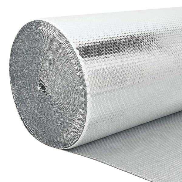 vidaXL Varmereflektor for radiator sølv 5 x 1 m Polyethylen