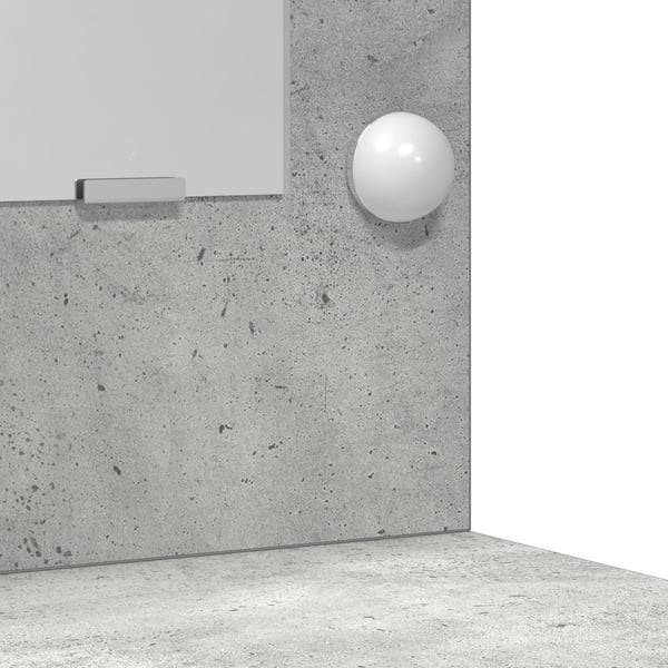 vidaXL Sminkebord Betonggrå 78.5 x 41 x 135 cm Konstruert tre
