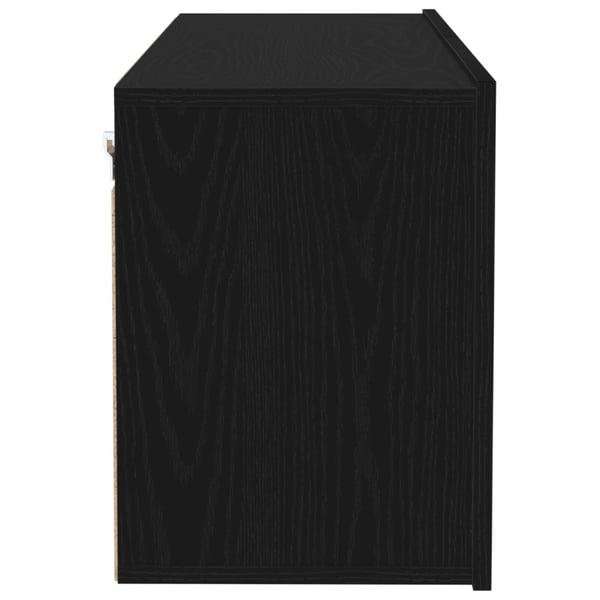 vidaXL TV-benksett Svart Eik 100 x 30 x 41 cm Konstruert tre