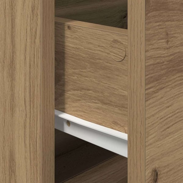vidaXL Nattbordskap Artisan Eik 50 x 39 x 41 cm Konstruert tre
