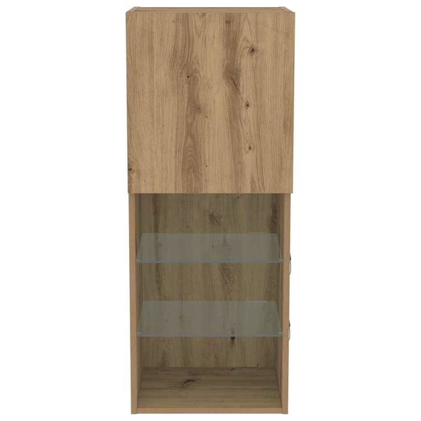 vidaXL TV-benksett Artisan Eik 40,5 x 30 x 102 cm Konstruert tre