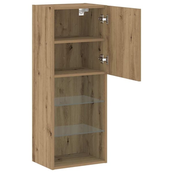 vidaXL TV-benksett Artisan Eik 40,5 x 30 x 102 cm Konstruert tre