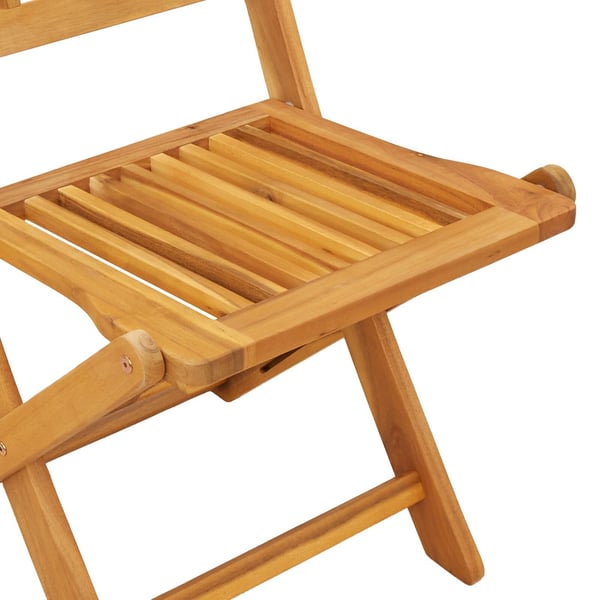 vidaXL Puutarhan Bistro Set 3 pcs Ruskea Tiheä akasiapuu