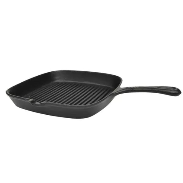 vidaXL Grillstekepanne i støpejern 24x23 cm