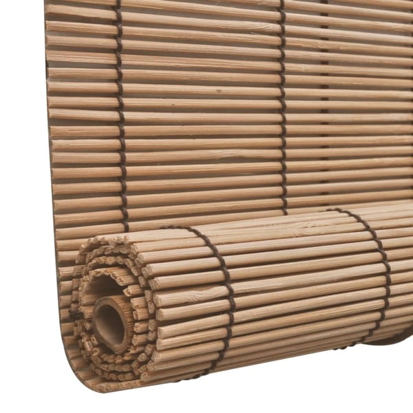 vidaXL Ruskeat bambu rullaverhot 120 x 220 cm