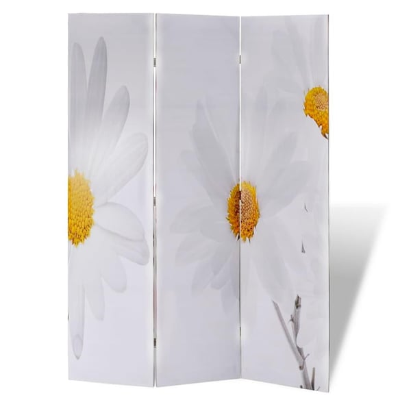 vidaXL Sammenleggbar romdeler 120x170 cm blomst