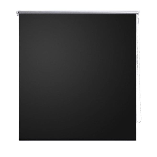 vidaXL Rullegardin mørklegging 164,4x230 cm Stoffbredde 160 cm svart