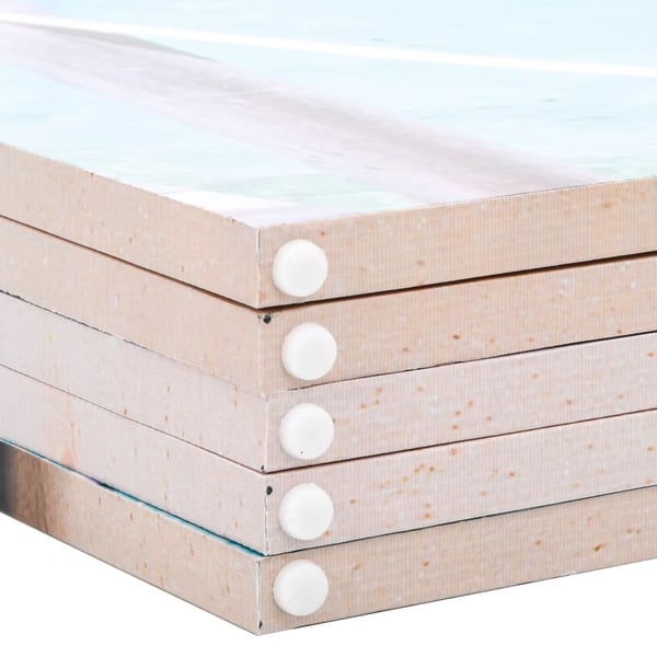 vidaXL Sammenleggbar romdeler 200x170 cm strand