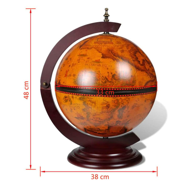 vidaXL Globus barstativ heltre eukalyptus